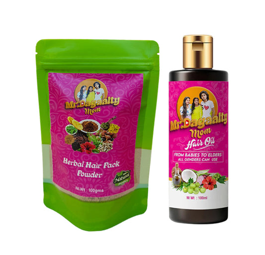 Hair Oil + Hair Wash Powder